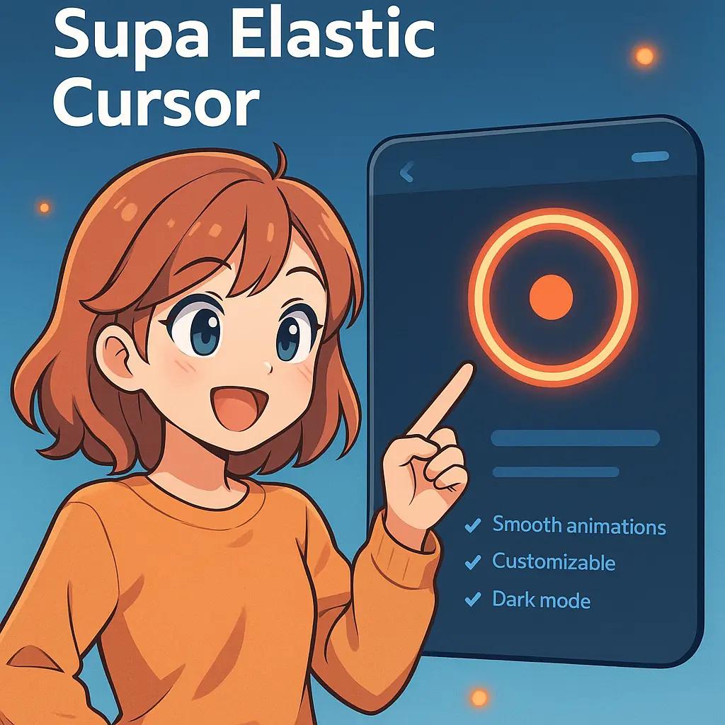 Introducing Supa Elastic Cursor – An Interactive UI Component in BuouUI