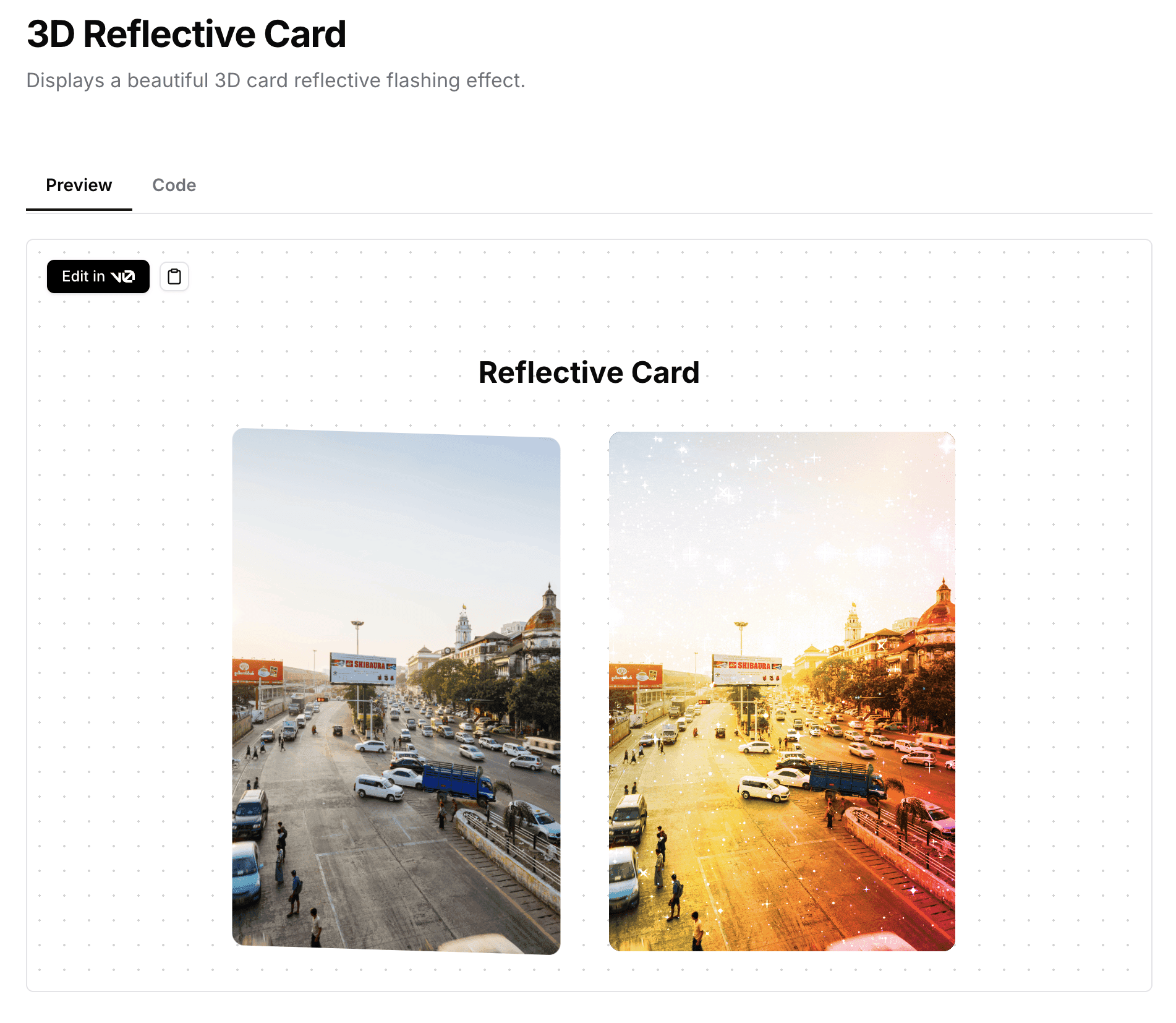 3d-reflective component