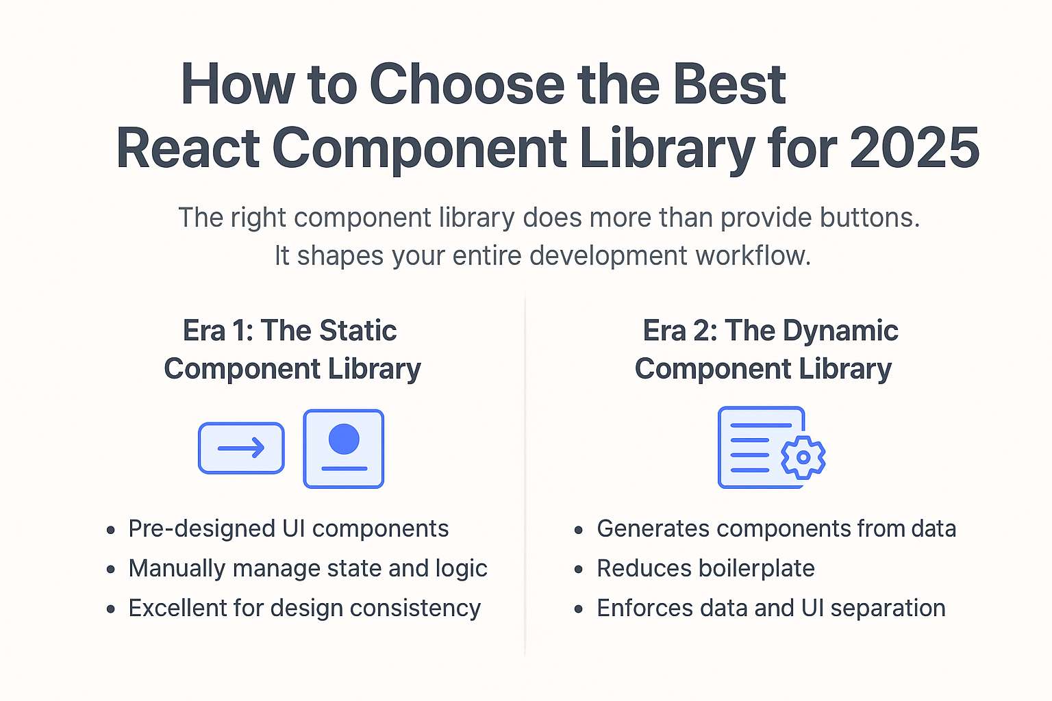 How to Choose the Best React Component Library for 2025 | BuouUI